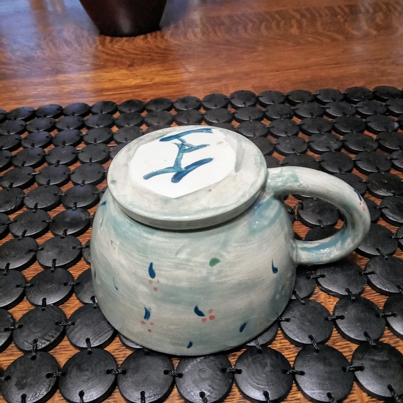 Signed Hand Painted Asian Tea for One Service Drinkware - Picture 6 of 7